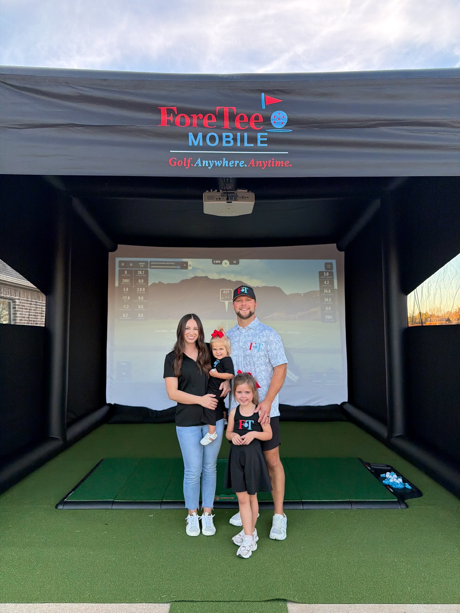 ForeTee Mobile simulator — event setup 1